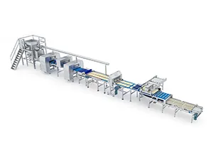 Ligne de production de baguettes et ciabattas