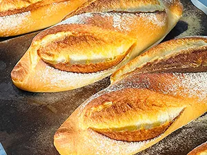 Ligne de production de baguettes et ciabattas