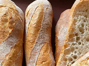 Ligne de production de baguettes et ciabattas