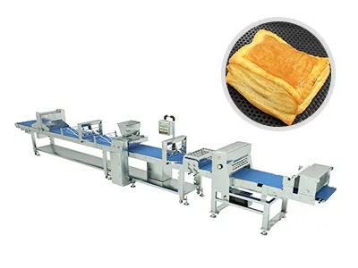 Ligne de production de viennoiseries danoises