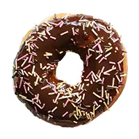 Donuts enrobés de chocolat